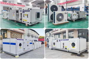 Làm mát bằng không khí DX loại 5HP cấp công nghiệp nhiệm vụ nặng nề kiểm soát độ ẩm nhỏ gọn điều hòa không khí trung tâm AHU đơn vị xử lý không khí - Product Image 4