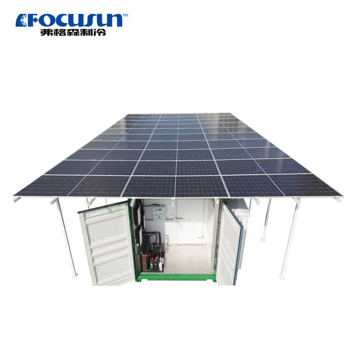 20FT Mobile Container with Solar Power Cold Storage Room