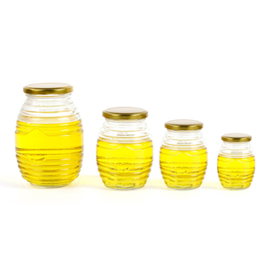 Proveedor <span class=keywords><strong>de</strong></span> China, venta <span class=keywords><strong>al</strong></span> <span class=keywords><strong>por</strong></span> <span class=keywords><strong>mayor</strong></span>, 150g, 250g, 500g, 1000g, tarros <span class=keywords><strong>de</strong></span> miel <span class=keywords><strong>de</strong></span> <span class=keywords><strong>vidrio</strong></span> en forma <span class=keywords><strong>de</strong></span> panal - Product Image 2