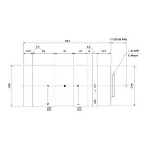 MLH-10X de la série <span class=keywords><strong>Macro</strong></span> COMPUTAR 1/2 "13-130mm 10X Zoom manuel en gros plan, objectif de caméra industriel à monture C à Iris manuel - Product Image 2