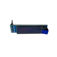 Pantalla OLED de 0.91 Pulgadas 128x32, 4 Pines I2C, Blanca y Azul, Pequeña, SSD1306, Módulo Micro OLED Microtech, 3.0-5.0V, Uso Industrial