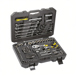 Stanley 175 <b>Pc</b> Socket Wrench <b>Set</b> 1/4 In And 1/2 In Drive Mechanics Tool Kit - Product Image 2