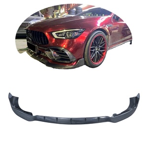 Spoiler avant en fibre de carbone de style BS adapté aux Mercedes Benz <span class=keywords><strong>AMG</strong></span> GT50 GT53 GT43, compatible avec <span class=keywords><strong>AMG</strong></span> <span class=keywords><strong>GT</strong></span> 4WD, lèvre avant 18-23 - Product Image 2