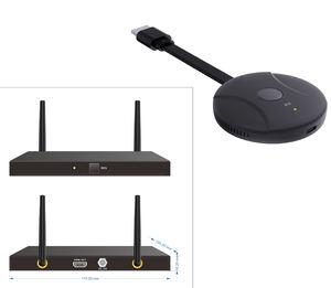 DQINFOS HD 1080P 40M <span class=keywords><strong>sans</strong></span> <span class=keywords><strong>fil</strong></span> pour répartiteur émetteur et récepteur point à point double bande WiFi pour projecteur - Product Image 1