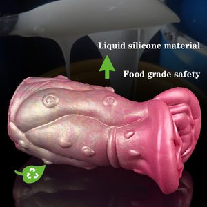Mainan Seks Realistis Bentuk Bunga Mulut Besar GEEBA Baru, Vagina Saku dengan Lubang Dalam yang Ketat untuk Merangsang Ereksi Pria - Product Image 3