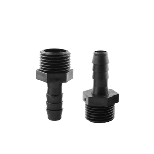 Adaptateur en PP de qualité médicale avec filetage mâle NPT 1/2 pouce, surface lisse, coudé à 90 degrés, raccord droit pour tuyau et tube - Product Image 4