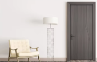 Porte intérieure en bois insonorisée, étanche et anti-moisissure, finition pour salle de bain, chambre à coucher, chambre d'hôtel, manuelle
