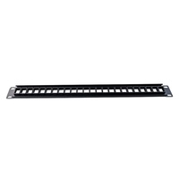 Panel Patch Keystone Kosong 24 Port 1U 19 Inch Rak Mount RJ45