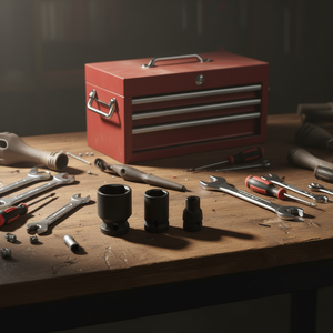 Fervi <b>Impact</b> <b>Socket</b> Wrench Set 3 Pc Metric Hex Drive <b>Socket</b> Tool Kit - Product Image 3