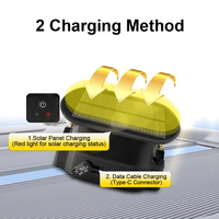 7 pouces moniteur Dash Cam magnétique Vision nocturne sans fil à énergie solaire 2 CH étanche caméra de recul pour camions
