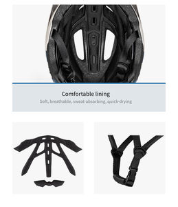 <span class=keywords><strong>Casque</strong></span> <span class=keywords><strong>de</strong></span> vélo <span class=keywords><strong>de</strong></span> montagne pour adultes avec <span class=keywords><strong>protection</strong></span> <span class=keywords><strong>de</strong></span> sécurité réglable en EPS, adapté aux sports <span class=keywords><strong>de</strong></span> route - Product Image 6