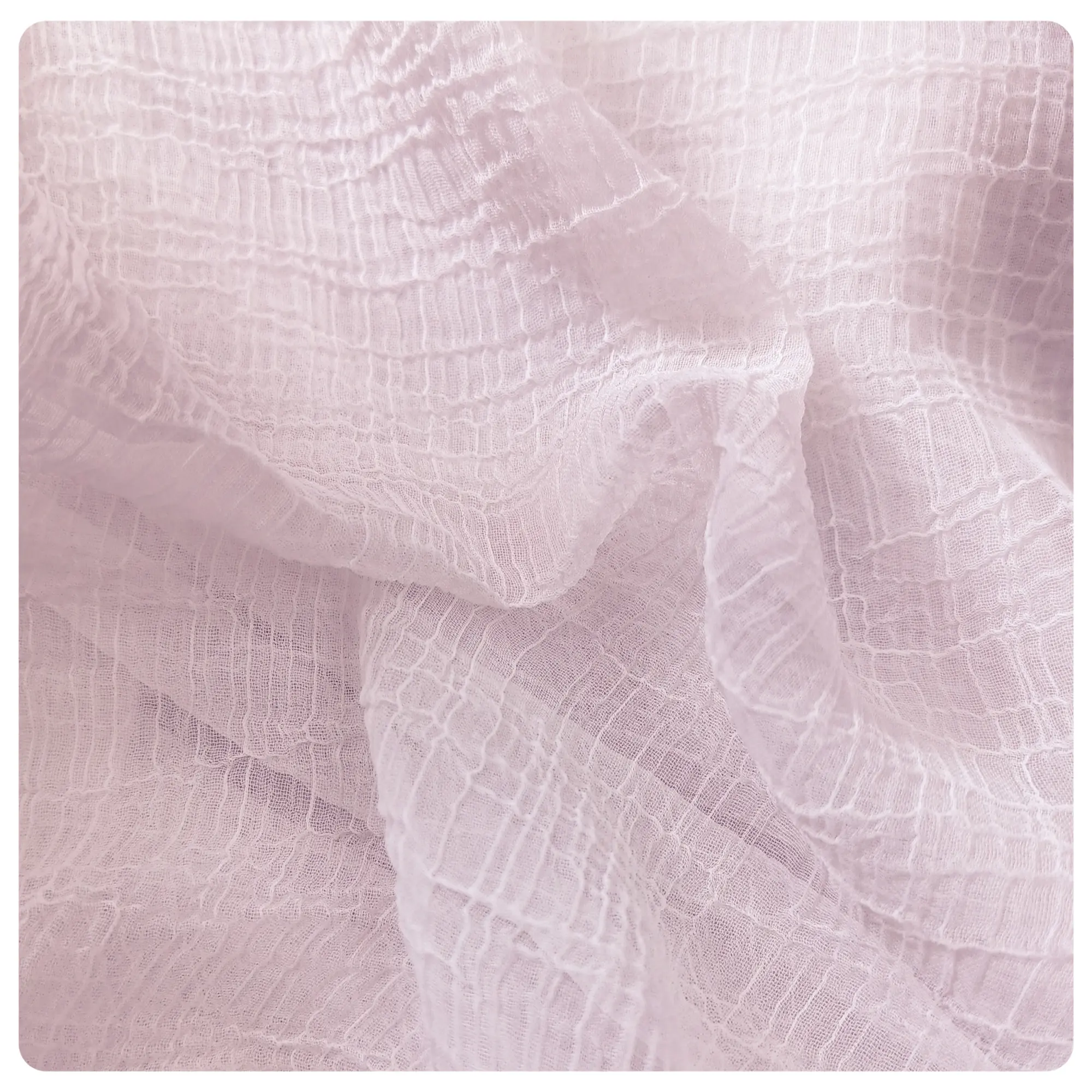 100% Polyester Crinkle Wrinkle Custom Designer 75D Crepe Chiffon Fabric For Clothing