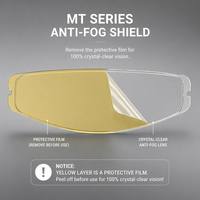 Film anti-buée pour MT-V-28B V12 V14, insert anti-buée pour visière de casque de moto, autocollant anti-buée pour lentille de casque pour une vision claire