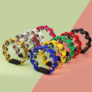 Vente en gros de jouets <span class=keywords><strong>pour</strong></span> bébés, instrument de <span class=keywords><strong>musique</strong></span>, tambourin à main en forme de fleur rouge et blanche - Product Image 1