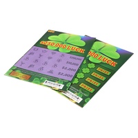 Fournisseurs de cartes à gratter écologiques Ticket à gratter personnalisé Billets de loterie multi-apparence