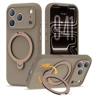 Coque en silicone liquide pour 17 Pro, qualité alimentaire, étanche, magnétique, protection complète de l'appareil photo, antichoc intégral, personnalisable