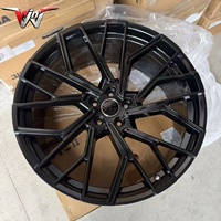 Jantes en alliage forgé 17 18 19 20 21 pouces 5x112 Noir brillant Jantes en alliage d'aluminium pour voiture de tourisme Audi RS5 RS7 RS6 R8