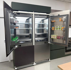 Réfrigérateur encastré de 15 à 9 pieds cubes Réfrigérateur à portes françaises en acier inoxydable Congélateur en bas de 30 pouces avec distributeur d'eau et machine à glaçons - Product Image 3