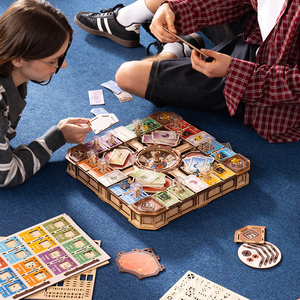 Jeu de société décontracté Robotime Rokr EGM01 Fortune <span class=keywords><strong>Quest</strong></span>, jouets miniatures, puzzles en bois <span class=keywords><strong>3D</strong></span> à faire soi-même - Product Image 1