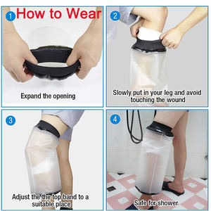 Pansement imperméable réutilisable pour la douche, couvre-plaie étanche, bandage protecteur, couvre-plâtre pour jambe - Product Image 5