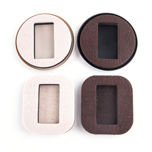 Cuscinetti Scorrevoli per <span class=keywords><strong>Mobili</strong></span> in Legno Nero+Marrone 3,5 Pollici Ecologici Durevoli Copriruote per Pavimenti in Legno Previene Graffi - Product Image 2