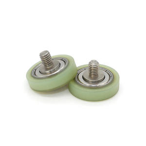 Manufacturer Supplies 608ZZ <b>Bearing</b>-Coated TPU <b>Rollers</b> M6*28*7/C1L8 Anti-Static Wheels - Product Image 1