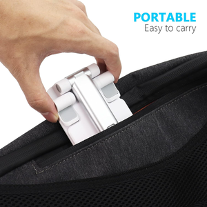 Support de téléphone pliable pour bureau, réglable en hauteur et en angle, adapté au bureau, au bureau à domicile, support pour tablette, compatible avec tous les iPhones - Product Image 4