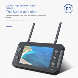 <span class=keywords><strong>FYS</strong></span> Overlord Pantalla de plástico 4,3 "5,8G Transmisión y recepción integradas DVR Video FPV Pantalla aérea de cuatro ejes - Product Image 2