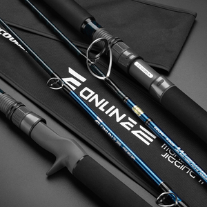 ECOODA EEJR II 20KG Cannes à pêche à la turlutte <span class=keywords><strong>en</strong></span> PE 2.0-6.0 Canne à pêche Jigging <span class=keywords><strong>en</strong></span> <span class=keywords><strong>ligne</strong></span> Série E II 100g-400g Hard Toray Carbon - Product Image 3