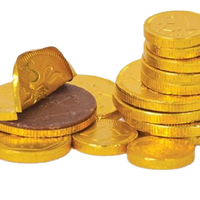 Feuille composite brillante personnalisée de qualité alimentaire, écologique, à température douce, avec impression sur mesure, feuille d'aluminium dorée pour emballage de chocolat