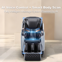 Sillón de Masaje Multitecnología Inteligente Altamente Recomendado, Sofá de Masaje con Compresión de Bolsas de Aire para Todo el Cuerpo, para un Alivio Muscular Profundo