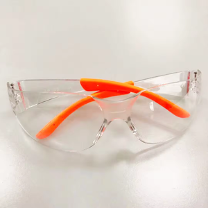 Lunettes de protection CE EN166F ANSI Z87.1, lunettes de sécurité de travail populaires et bon marché, lunettes de soudage avec verres et montures gris foncé - Product Image 4
