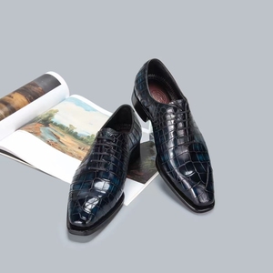 Zapatos de Hombre Elegantes Goodyear Alligator, Zapatos de Estilo Bonito para Hombre, Zapatos Cómodos de Buena Calidad, Zapatos Formales de Fiesta para Hombre - Product Image 5