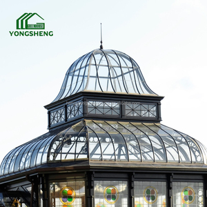 Serre de jardin Yongsheng personnalisée, moderne/traditionnelle, en acier galvanisé à chaud, verre trempé, écologique et facile à assembler - Product Image 2