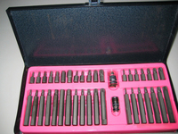 Jeu de 40 embouts de tournevis et douilles, embouts hexagonaux, triple carré, Torx, spline, robustes, outils à main pour mécaniciens