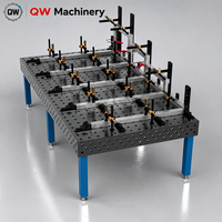 Table de soudage en fonte 3D, plateforme de fixation industrielle modulaire flexible nitrurée