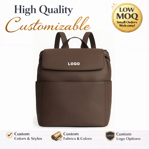 <span class=keywords><strong>Sac</strong></span> <span class=keywords><strong>à</strong></span> <span class=keywords><strong>dos</strong></span> de voyage pour maman, grande capacité, en cuir PU de qualité supérieure, résistant <span class=keywords><strong>à</strong></span> l'eau, avec fermeture éclair, pour couches et articles de puériculture - Product Image 1