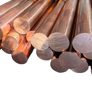 Varilla de Cobre No Aleado de Alta Calidad al por Mayor, 16 mm, con Servicios de Soldadura, Doblado y Corte, 99% de Cobre para la Industria de la Decoración - Product Image 1