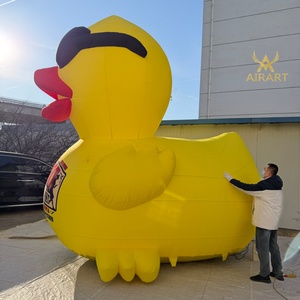 Papera Gonfiabile da Piscina per Parco Acquatico, Mascotte a Forma di Cartone Animato per Giochi Estivi - Product Image 6