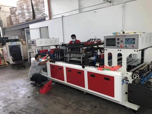 Tốc Độ Cao Tự Động Bốn Dòng Nhựa Mua Sắm Túi T-Shirt Polythene Túi Máy Làm - Product Image 3