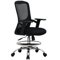Chaise de bureau ergonomique moderne en maille, réglable en hauteur, pivotante, avec repose-pieds – Vente en gros