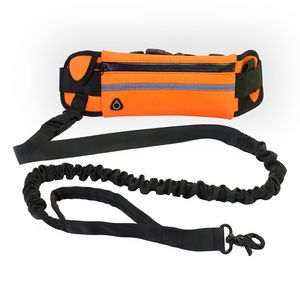 Conjunto de Riñonera Deportiva para Correr al Aire Libre, Ecológica, de Tela Sólida, Correas para Mascotas con Cintas, Cinturón de Tracción para Perros, Accesorios para Pasear Perros - Product Image 1