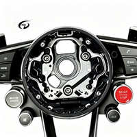 Volant en cuir et fibre de carbone avec LED, compatible avec Audi TT R8 TTRS TTS MK2 MK3 RS7 RS6 RS5 RS4 RS3 S3 S4 S5 S6 S7 A4 A6