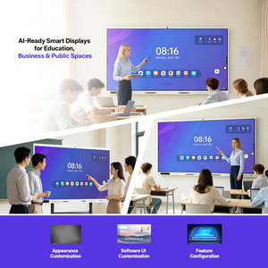 Ai Smart <strong>Board</strong> 65/75/86/98/110 Inch for Teaching Interactive Flat <strong>Panel</strong> <strong>Whiteboard</strong> Classroom Interactive <strong>Board</strong> - Product Image 3