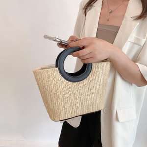 <span class=keywords><strong>Sac</strong></span> à main <span class=keywords><strong>de</strong></span> <span class=keywords><strong>plage</strong></span> Vintage écologique, fourre-tout en paille tissée, <span class=keywords><strong>sac</strong></span> <span class=keywords><strong>de</strong></span> panier à pochettes, produits <span class=keywords><strong>tendance</strong></span> <span class=keywords><strong>2022</strong></span> - Product Image 6