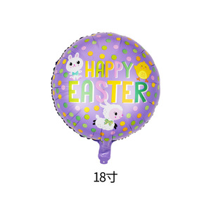 Lapin de Pâques film d'aluminium forme d'oeuf de poule décoration de fête de Pâques - Product Image 3