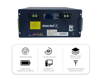 Baterai tenaga surya LiFePO4 5kWh 10kwh, baterai tenaga surya bawaan BMS dan Bluetooth 48V 51.2V 100AH rak penyimpan energi surya rumah