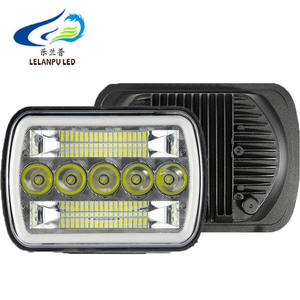 Rectangle 4x6 5x7 7 Pouces Led Phare 12V 24V DRL Lumières pour Jeeps <span class=keywords><strong>Wrangler</strong></span> <span class=keywords><strong>YJ</strong></span> XJ Cherokee Camion Accessoires Offroad - Product Image 3
