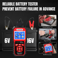 KONNWEI KW870 Escáner de Diagnóstico 2 en 1 para Sistema de Arranque/Carga y OBD2 para Fallo de Batería y Motor