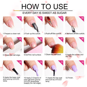 Limegirl UV <span class=keywords><strong>Gel</strong></span> Set Hema Free 8ml 500 Couleurs Haute Pigment Vegan Salon DIY Nail Art Private Label OEM Séchage Rapide Longue Durée Brillant - Product Image 6